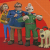 Wallace and Gromit Characters Diamond Painting