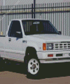 White Ram 50 Truck Diamond Painting