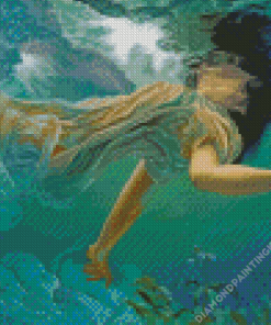 Woman Undersea Art Diamond Painting
