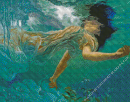 Woman Undersea Art Diamond Painting