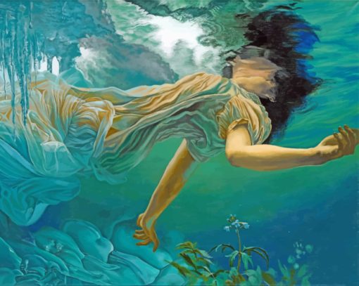 Woman Undersea Art Diamond Painting