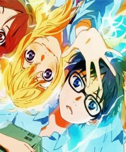 Your Lie In April Characters Diamond Painting