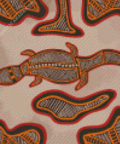 Aboriginal Goanna Art Diamond Painting
