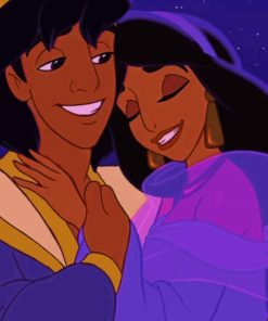 Aladdin And Jasmine Diamond Painting