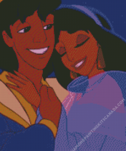 Aladdin And Jasmine Diamond Painting
