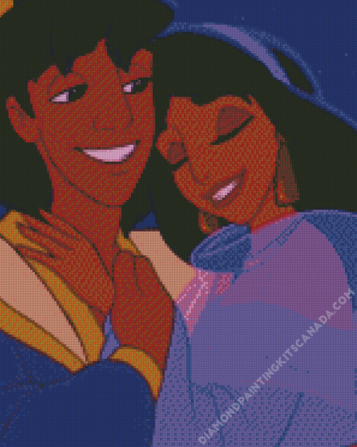 Aladdin And Jasmine Diamond Painting