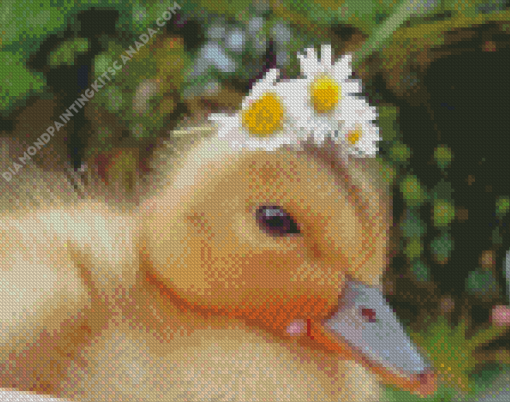 Animals With Flower Crown Diamond Painting