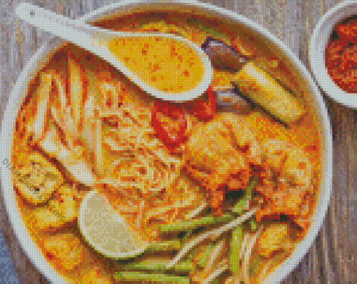 Asian Laksa Diamond Painting