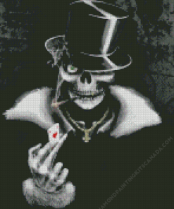Baron Samedi Smoking Cigarette Diamond Painting