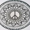 Black Mandala Peace Diamond Painting