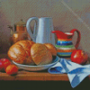 Bread and Fruits Diamond Painting