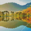 Buttermere Lake Reflection Cumbria Diamond Painting