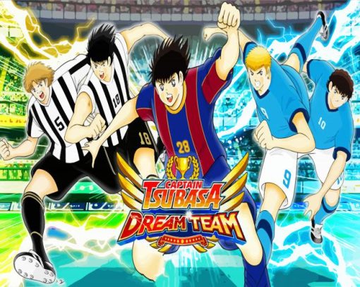 Captain Tsubasa Poster Diamond Painting