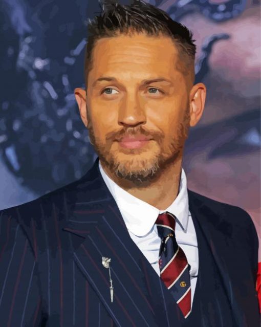 Classy Tom Hardy Diamond Painting