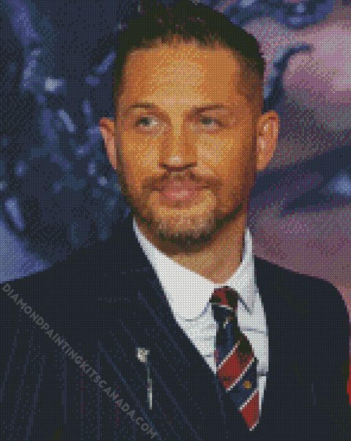 Classy Tom Hardy Diamond Painting