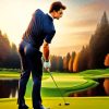 Classy Man Golfing Diamond Painting