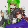 Code Geass Cc And Lelouch Diamond Painting