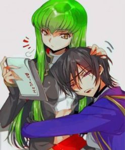 Code Geass Cc And Lelouch Diamond Painting