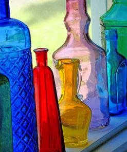 Colored Bottles Diamond Painting