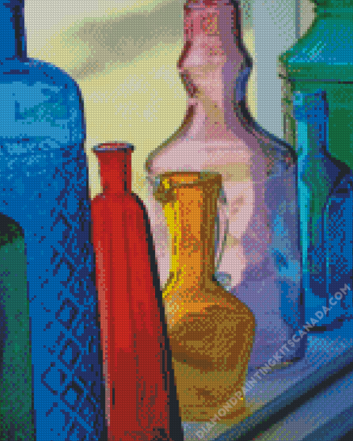 Colored Bottles Diamond Painting