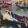 Couple In A Gondola Diamond Painting