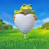 Cute Frog Playing Golf Diamond Painting