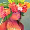 Cute Hawaiian Girl Diamond Painting