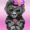 Cute Monkey Diamond Painting