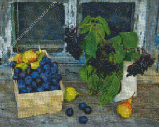 Elderberry And Fruits Diamond Painting