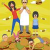 Flying Burgers Bobs Burgers Diamond Painting