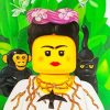 Frida Kahlo Lego Art Work Diamond Painting