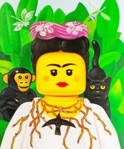 Frida Kahlo Lego Art Work Diamond Painting