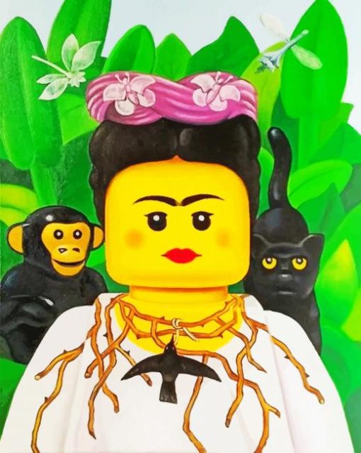 Frida Kahlo Lego Art Work Diamond Painting