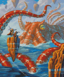 Giant Kraken Diamond Painting