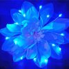 Glowing Blue Flower Diamond Painting