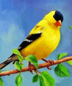 Goldfinch Bird Diamond Painting