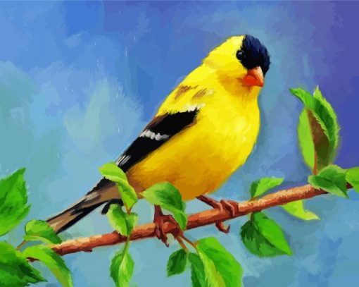 Goldfinch Bird Diamond Painting