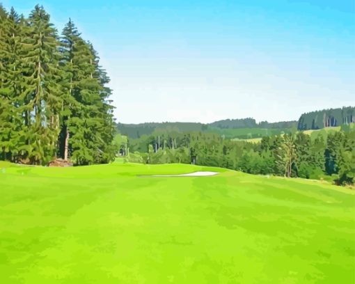 Golf Titisee Diamond Painting