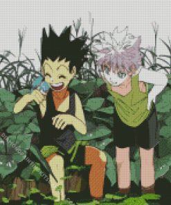 Gon Freecss And Killua Diamond Painting