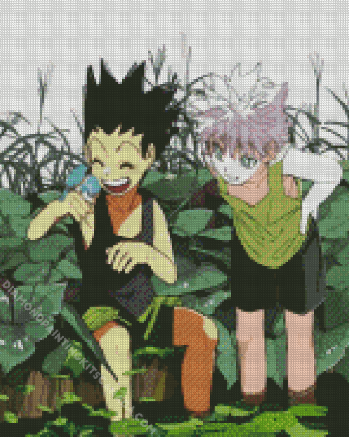 Gon Freecss And Killua Diamond Painting