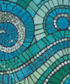 Green Mosaic Diamond Painting