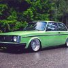 Green Volvo Diamond Painting