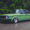 Green Volvo Diamond Painting