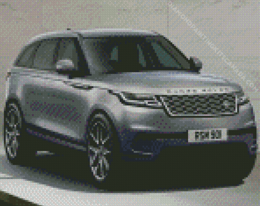 Grey Range Rover Velar Diamond Painting