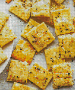 Homemade Cheese Crackers Diamond Painting