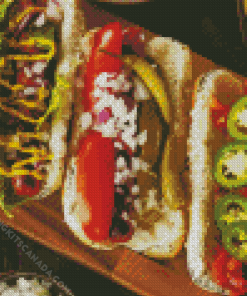 Hot Dogs Diamond Painting