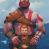 Kratos And Atreus Diamond Painting