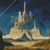 Lord Of The Rings Minas Tirith Diamond Painting