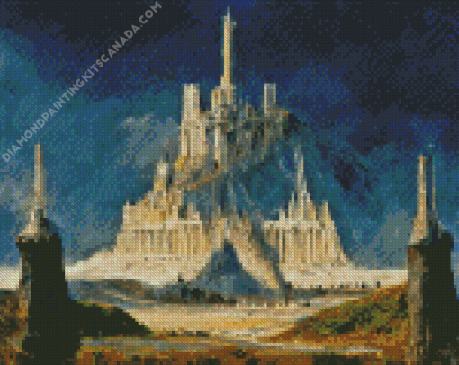 Lord Of The Rings Minas Tirith Diamond Painting