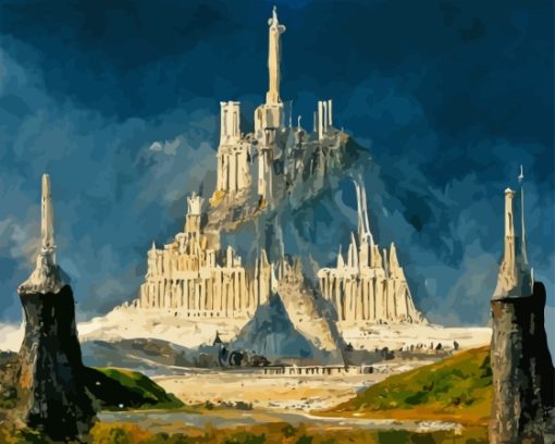 Lord Of The Rings Minas Tirith Diamond Painting